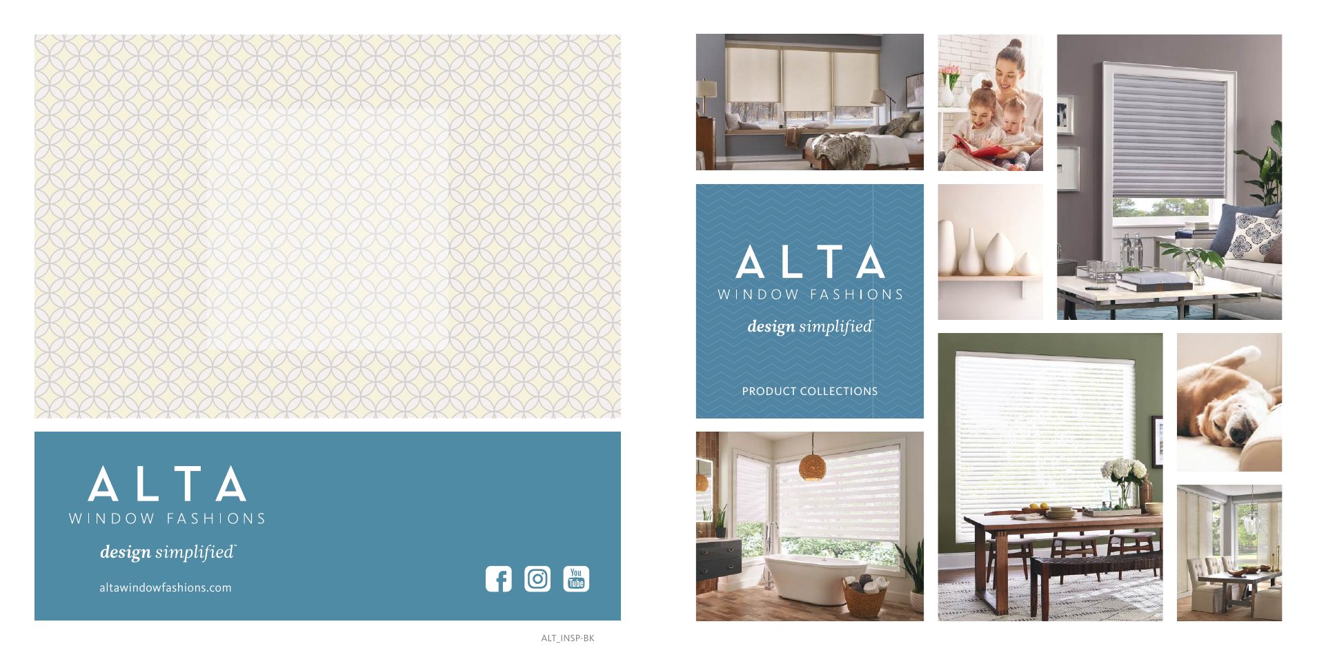 Alta Window Fashions Inspiration Booklet — Cover