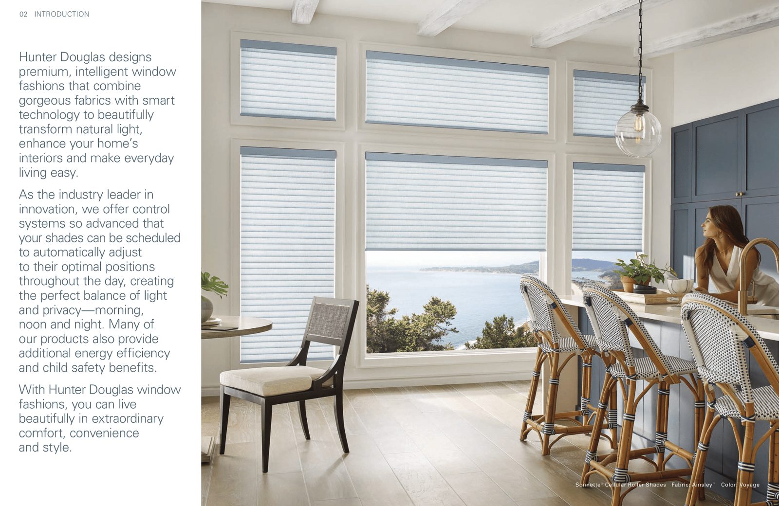 Silhouette Window Shadings - Soft fabric vanes for light control and privacy